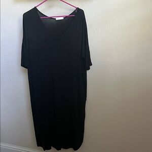 Carly Jean Black Midi Dress